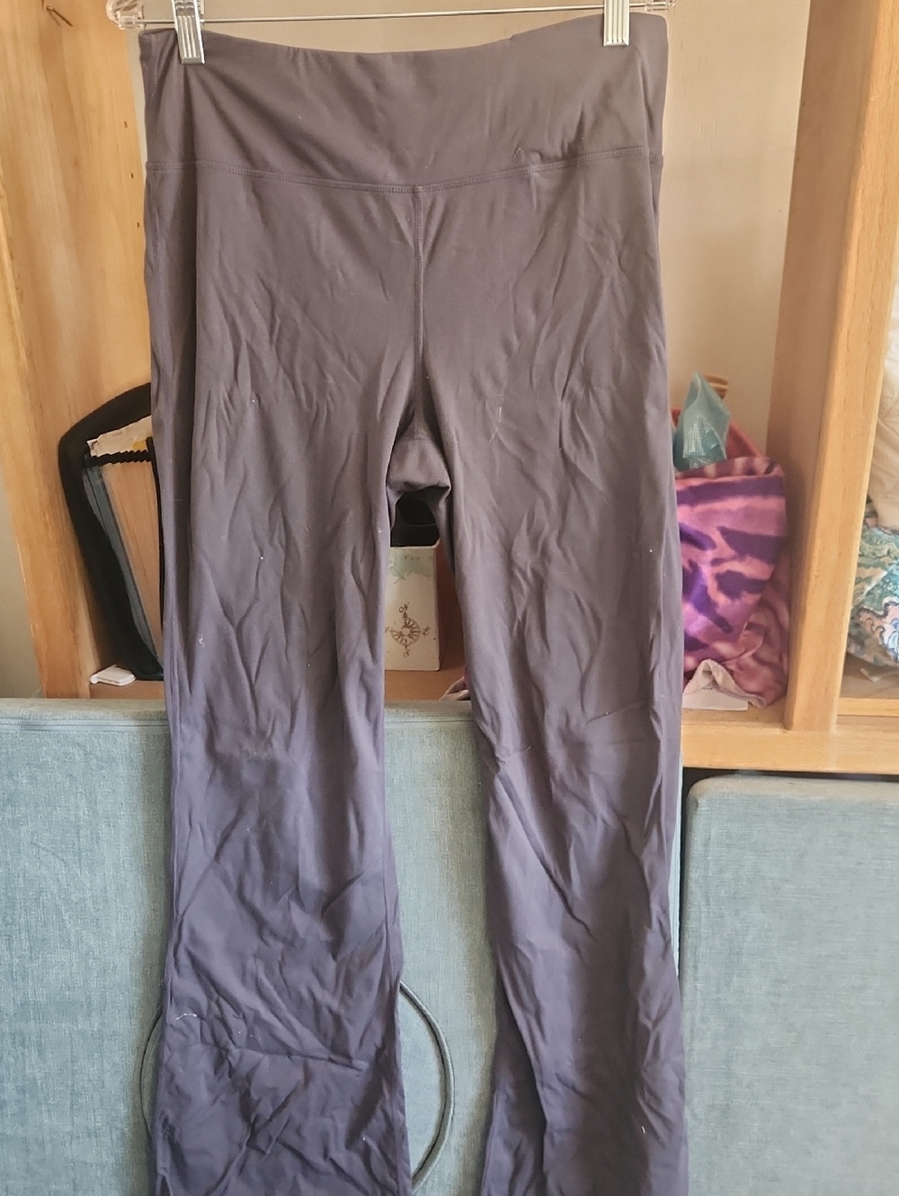 Purple Yoga Flare Leggings